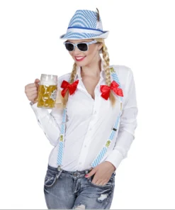 WIDMANN Beiers Hoedje Bayern Print Met Veer 15 WIDMANN Beiers Hoedje Bayern Print Met Veer -Andere Beroepen Winkel 0062b g 1