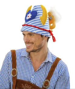 WIDMANN Grappige Hoed Oktoberfest In Beierse Print -Andere Beroepen Winkel 0063c b