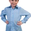 FUNNY FASHION Ruitjeshemd Oktoberfest Blauw Jongen