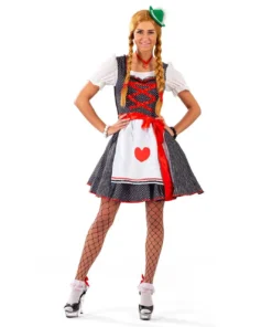 FUNNY FASHION Vrolijke Mini Bayern Hoed Met Edelweiss, Groen