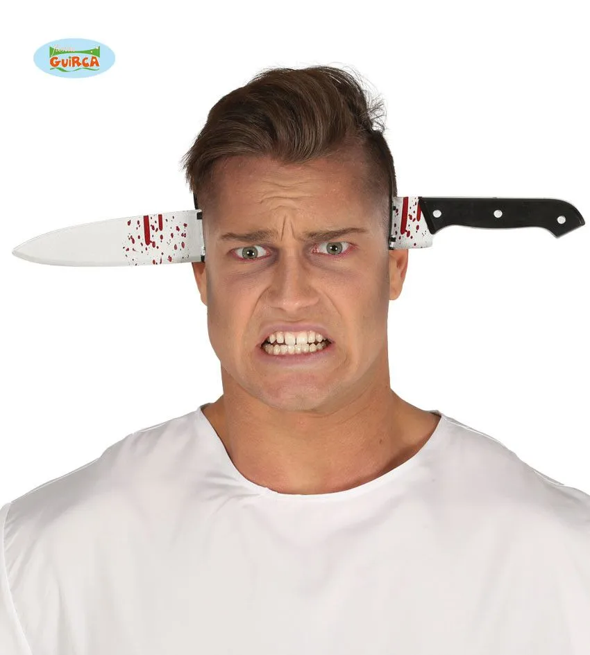 Guirca Slagersmes Dwars Door Het Hoofd 3 Guirca Slagersmes Dwars Door Het Hoofd