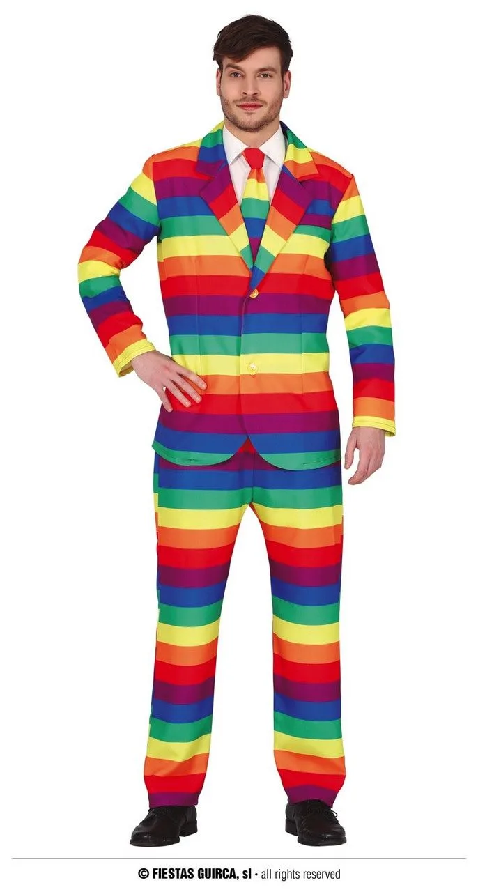 Guirca Regenboog Pride To Be Striped Man Kostuum 3 Guirca Regenboog Pride To Be Striped Man Kostuum