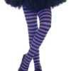 LEG AVENUE Gestreepte Meisjespanty Zwart-Paars -Andere Beroepen Winkel leg4710 039 a 6