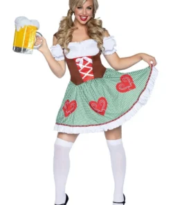 LEG AVENUE Vrolijke Mini Bayern Hoed Met Edelweiss, Groen -Andere Beroepen Winkel leg 2020 86881 101 3 16