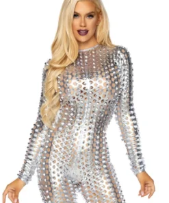 LEG AVENUE Glambitch Set Van 15 Nagels, Metallic Rose