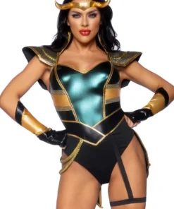 LEG AVENUE Chique Nekband Gothic Strass Met Rozen