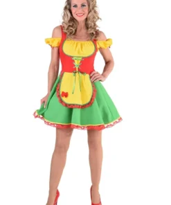 Magic By Freddy's Vrolijke Mini Bayern Hoed Met Edelweiss, Groen