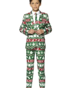 Suitmeister X-Mas Fever Kerstmanmuts Glitter, Blauw