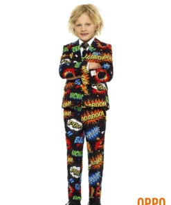 Opposuits Comic Badaboom Opposuit Jongen Kostuum