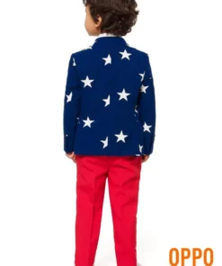 Opposuits Stars & Stripes USA Jongen Kostuum -Andere Beroepen Winkel osbo 0012 02 11