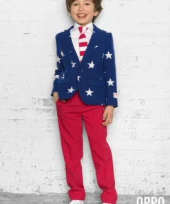 Opposuits Stars & Stripes USA Jongen Kostuum -Andere Beroepen Winkel osbo 0012 1 11