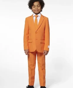 Opposuits Oranje Hoog In Het Vaandel Jongen Kostuum -Andere Beroepen Winkel osbo 1000 2 20
