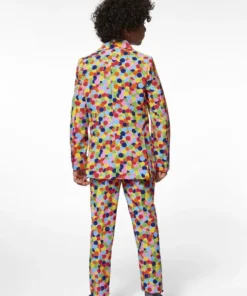 Opposuits Vrolijk Gekleurd Confetti Kanon Jongen Kostuum -Andere Beroepen Winkel osbo 1003 4 16
