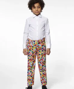Opposuits Vrolijk Gekleurd Confetti Kanon Jongen Kostuum -Andere Beroepen Winkel osbo 1003 5 16