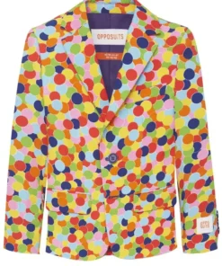 Opposuits Vrolijk Gekleurd Confetti Kanon Jongen Kostuum -Andere Beroepen Winkel osbo 1003 6 16