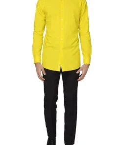 Opposuits Geel Yellow Fellow Overhemd Met Lange Mouwen Man
