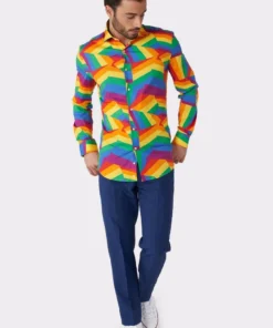 Opposuits Over The Zig Zag Rainbow Festival Blouse Man -Andere Beroepen Winkel ossm 1002 6 14