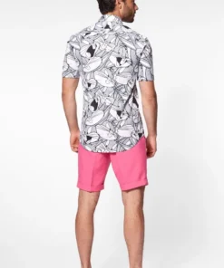 Opposuits Whats Up Doc Bugs Bunny Blouse Zwart Wit Man -Andere Beroepen Winkel osss 1006 5 14
