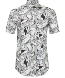 Opposuits Whats Up Doc Bugs Bunny Blouse Zwart Wit Man -Andere Beroepen Winkel osss 1006 6 14