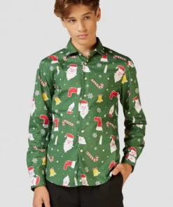 Opposuits X-Mas Fever Kerstmanmuts Glitter, Blauw -Andere Beroepen Winkel osst 0003 2 11