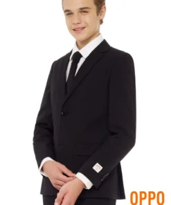 Opposuits Helemaal Zwart Solid Black Tiener Jongen Kostuum -Andere Beroepen Winkel ostb 0008 2 10