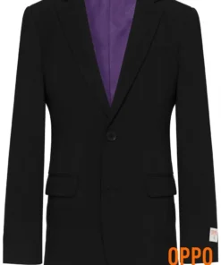 Opposuits Helemaal Zwart Solid Black Tiener Jongen Kostuum -Andere Beroepen Winkel ostb 0008 6 10