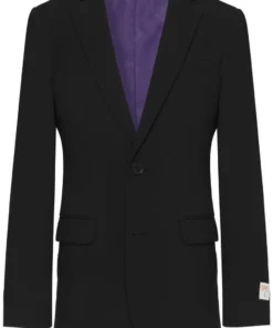 Opposuits Helemaal Zwart Solid Black Tiener Jongen Kostuum -Andere Beroepen Winkel ostb 0008 8 10