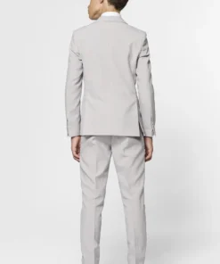 Opposuits Klassieke Bruidsjonker Grijs Jongen Kostuum -Andere Beroepen Winkel ostb 0021 3 16