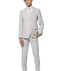 Opposuits Klassieke Bruidsjonker Grijs Jongen Kostuum -Andere Beroepen Winkel ostb 0021 8 16