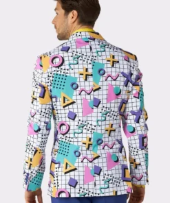 Opposuits Atletische 80s Zweetband Set, Neon Rose -Andere Beroepen Winkel osui 0128 4 17