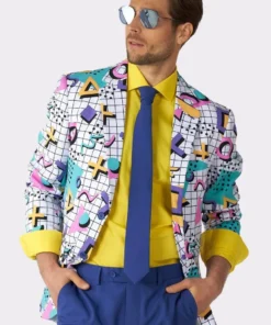 Opposuits Atletische 80s Zweetband Set, Neon Rose -Andere Beroepen Winkel osui 0128 9 17