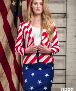 Opposuits Stars Stripes Hoge Hoed Uncle Sam -Andere Beroepen Winkel oswm 0013 5 17