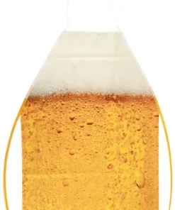 PartyXplosion Schort Bier Goud Gele Rakker