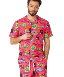 Opposuits Halloween Halfmask Kinmasker Schedel Metallic