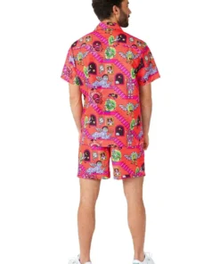 Opposuits Halloween Halfmask Kinmasker Schedel Metallic -Andere Beroepen Winkel scom 1009 4 6