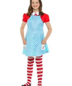 Smiffy's Annie Van De Vijf Kinderboek Meisje Kostuum