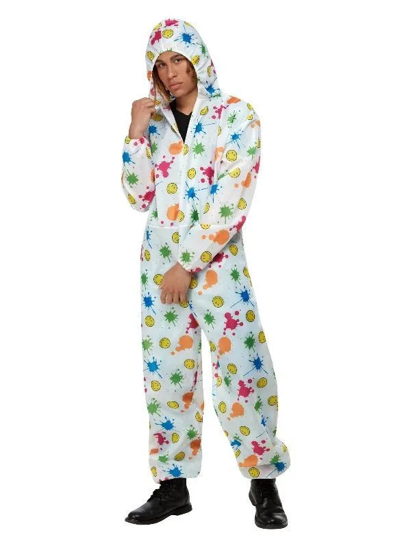 Smiffy's Onesie Smileys En Kleurige Verfspetters Kostuum 4 Smiffy's Onesie Smileys En Kleurige Verfspetters Kostuum - Afbeelding 2