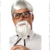 WIDMANN Pruik, Kentucky Met Baard Colonel Sanders -Andere Beroepen Winkel wdm1014 06749 a