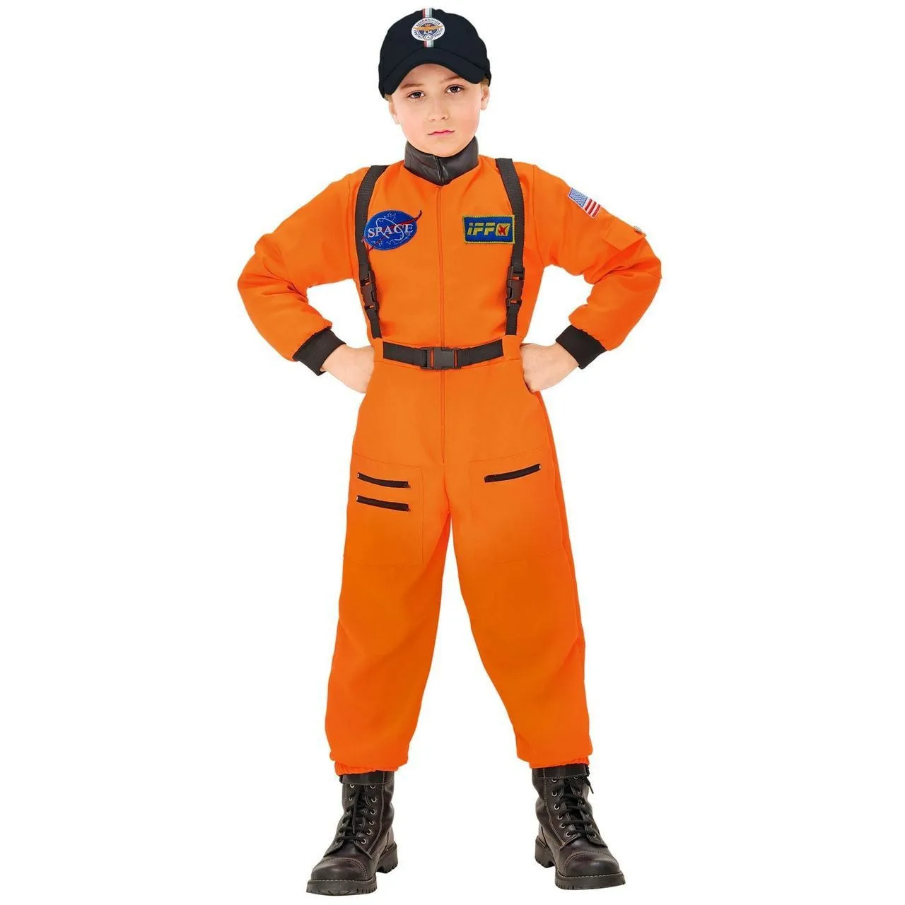 WIDMANN Amerikaanse Astronaut Oranje Kind Kostuum Jongen 3 WIDMANN Amerikaanse Astronaut Oranje Kind Kostuum Jongen