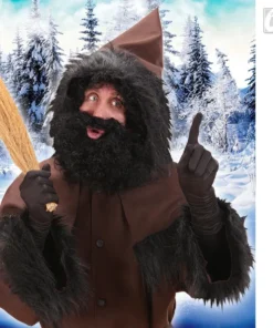 WIDMANN Pruik, Karakter Met Krullen En Baard, Zwart -Andere Beroepen Winkel wdm1014 6489n c