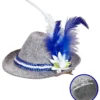 WIDMANN Oktoberfest Dames Mini Beierse Fedora, Blauw 2 WIDMANN Oktoberfest Dames Mini Beierse Fedora, Blauw -Andere Beroepen Winkel wdm1617 95709 a 1