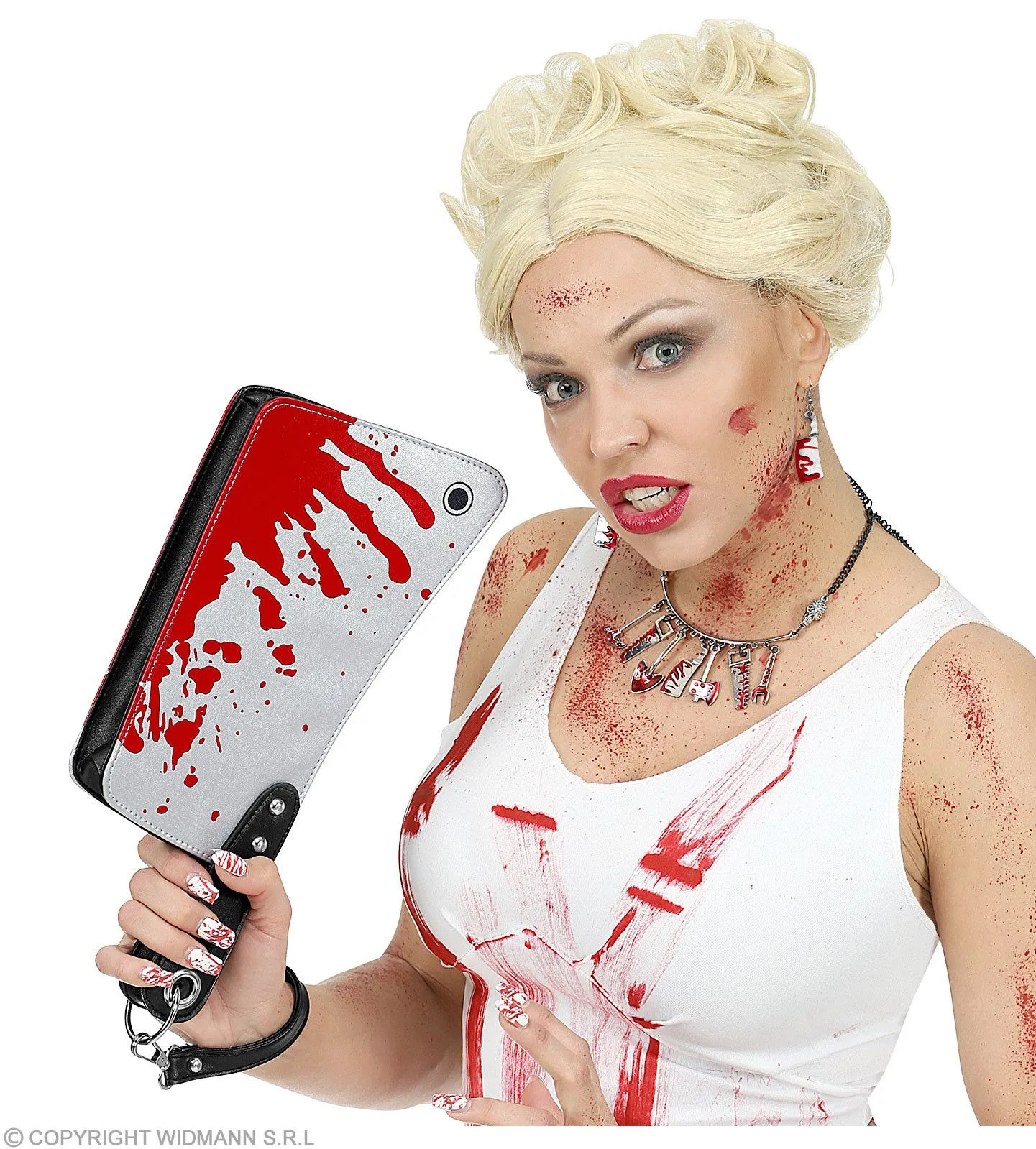 WIDMANN Bloederige Hakmes Tas Halloween 5 WIDMANN Bloederige Hakmes Tas Halloween - Afbeelding 3