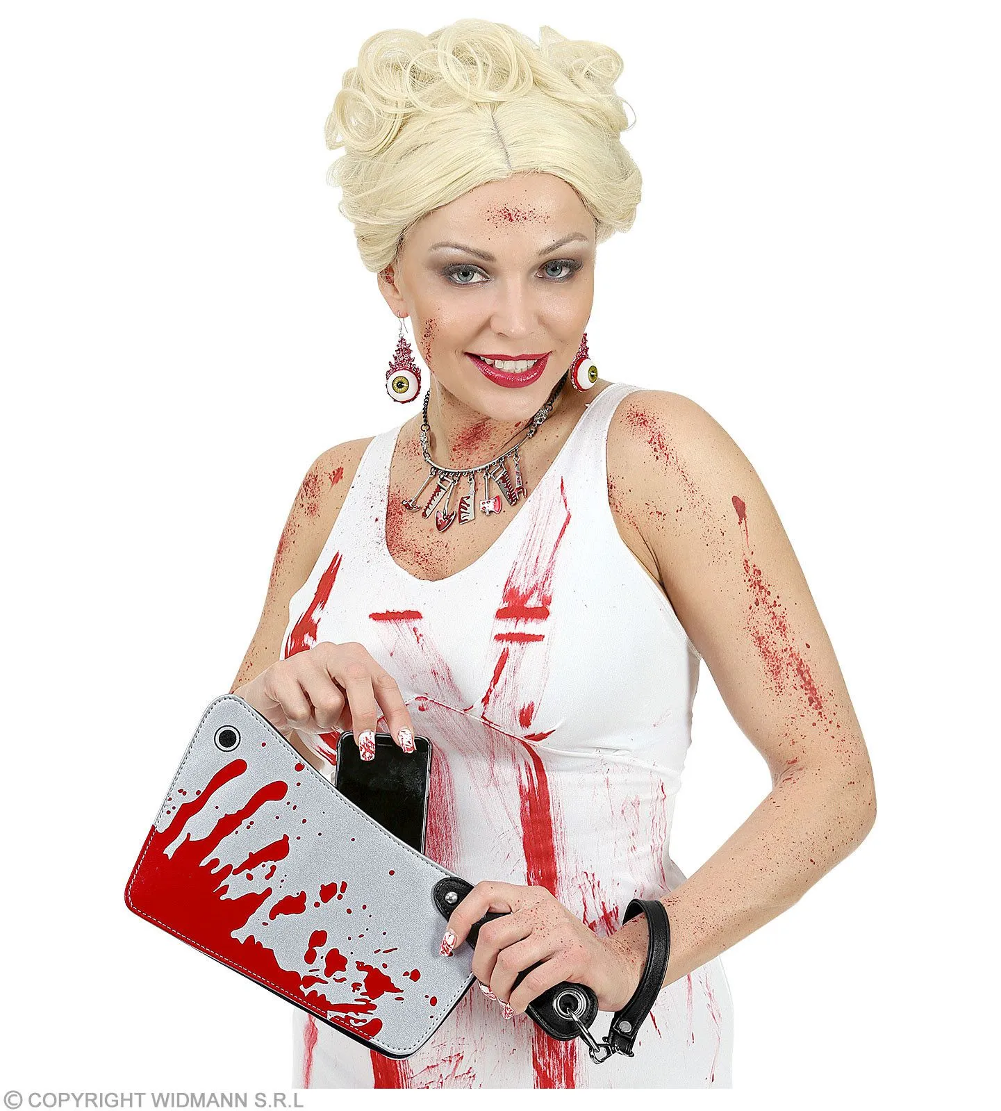 WIDMANN Bloederige Hakmes Tas Halloween 6 WIDMANN Bloederige Hakmes Tas Halloween - Afbeelding 4