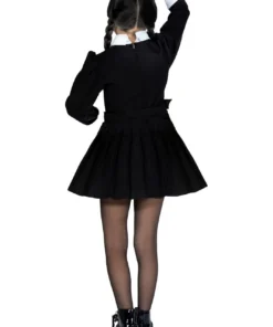 Wilbers Wednesday Addams Eerste Dag Op School Meisje Kostuum -Andere Beroepen Winkel wlb3937 3 1